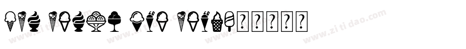Ice cream for crow字体转换